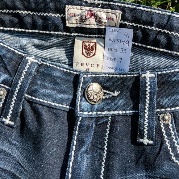 PRVCY bootcut denim jeans 28 - Picture 4 of 8